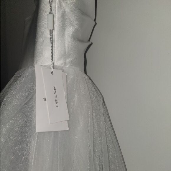 🆕️👗New Trend Flower Girl Dress, First Communion Dress, White - Sz 10 - Picture 9 of 11